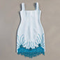 Women Sexy Sleeveless Bandage Dress Fashion Beading Tassel Clothes Club Party Bodycon Dresses
