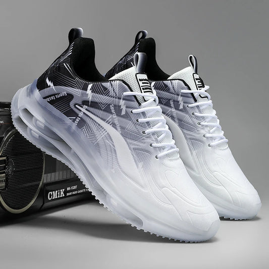 Men's Fashionable Basketball Shoes, with Air Cushioning, Comfortable and Non-Slip, Breathable and Shock-Absorbing, Suitable for Men's Outdoor Activities - Prolificstore