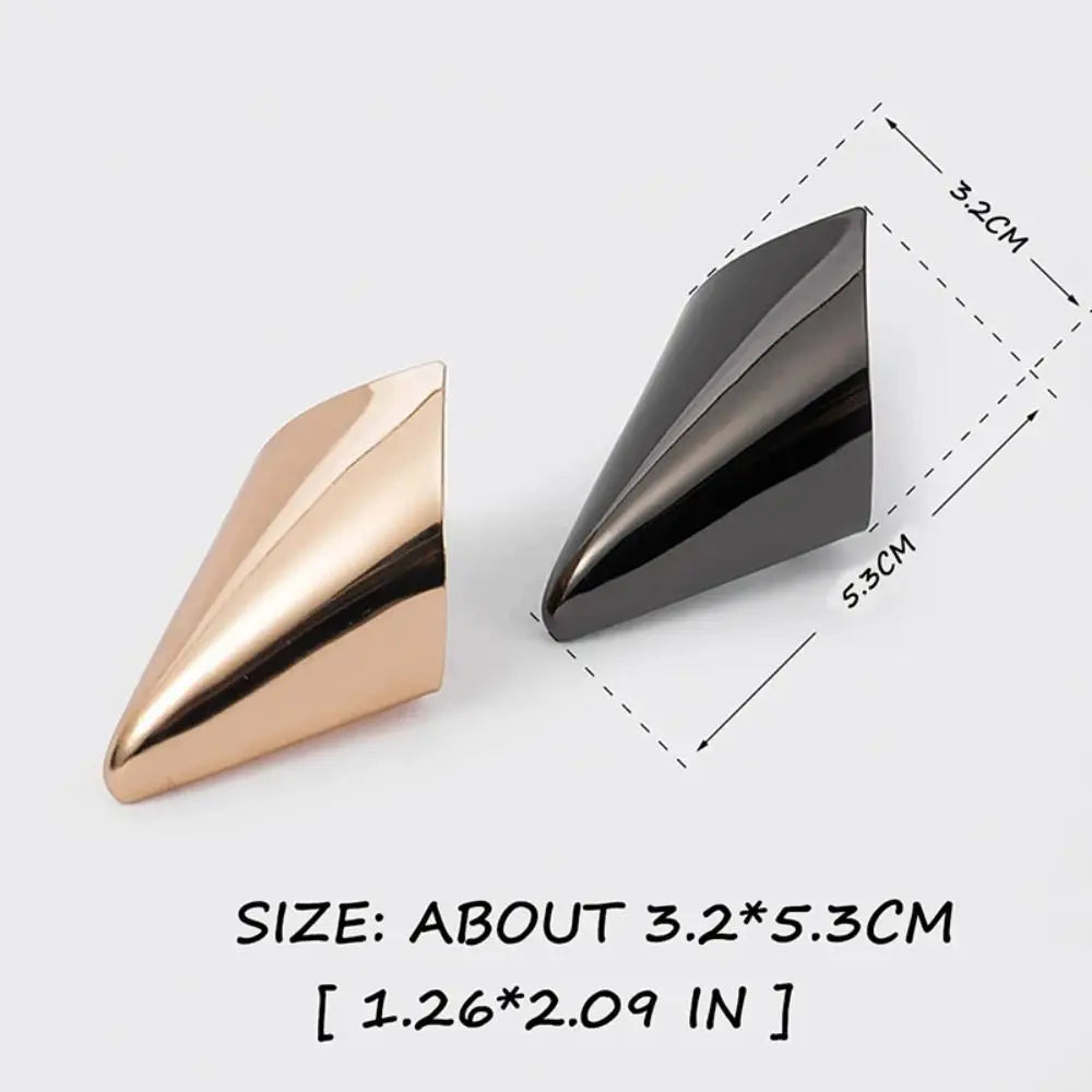 1 Pairs Shoe Repair Accessories Anti Wear Shoe Clips for Ladies Metal High Heels Tip Cap Women Shoe Pointed Protector Elegant