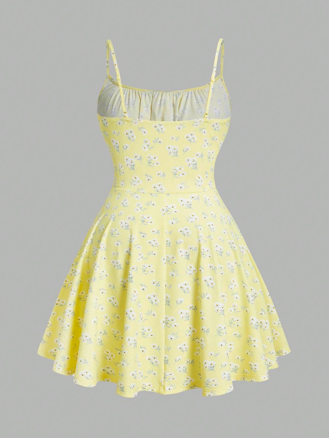 New fashion floral elegant sleeveless thin strap camisole dress - Prolificstore