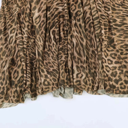 KONDALA Vintage Sexy Women Long Cami Chiffon Dress Leopard Beach Holiday Party Dress Fashion 2026 Spring Summer Elegant Dress - Prolificstore