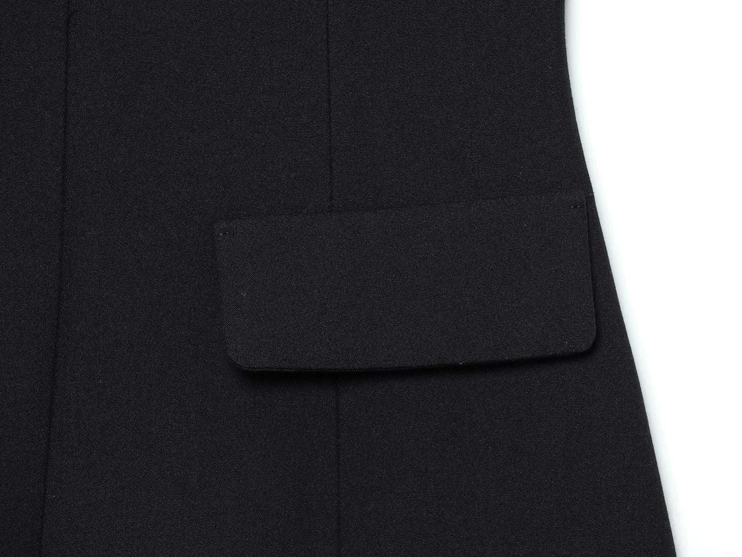 KONDALA Elegant Holiday Chic Women Mini Dress Black O-Neck Zipper Short Puff Sleeve Dress Fashion 2026 Spring Summer Party Dress