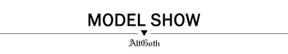 AltGoth Cyber Punk Gothic Dress Women Streetwear Harajuku Skull Printed Sleeveless High Waist Bodycon Dress Grunge Rave Outfits