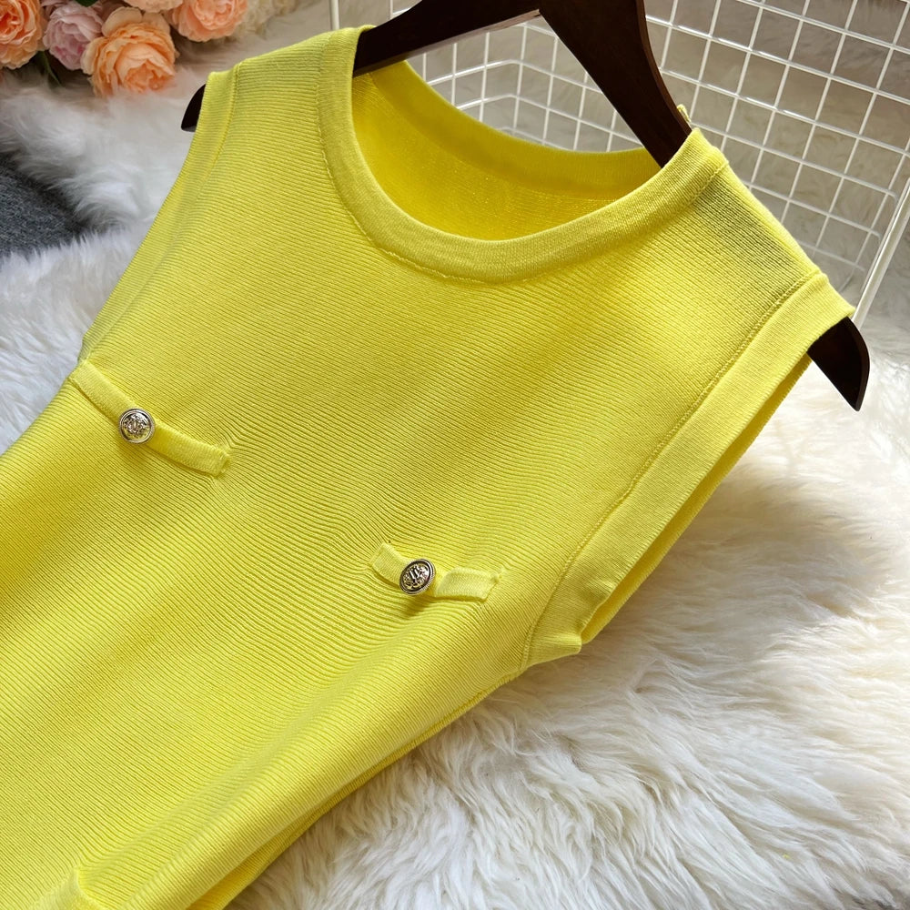 YuooMuoo Chic Fashion 2026 Summer Pleated Short Dress Women O-neck Slim Waist A-line Party Dress Streetwear Lady Outfits Vestido - Prolificstore