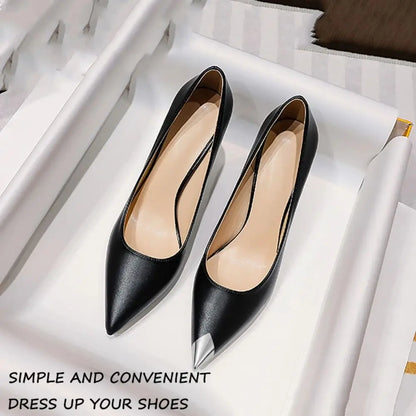 1 Pairs Shoe Repair Accessories Anti Wear Shoe Clips for Ladies Metal High Heels Tip Cap Women Shoe Pointed Protector Elegant