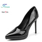 FyLuan Sexy Platform Women Heels Classic Ladies Pumps Black Professional Work Shoes Soft Leather Banquet Wedding Female Stiletto - Prolificstore