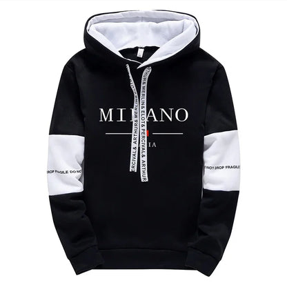 Hot Sales Mens Tracksuit Casual Print Sweatshirts Single Piece Hoodie Pants Sports Jogging Mens Clothing AutumnWinter Sportswear