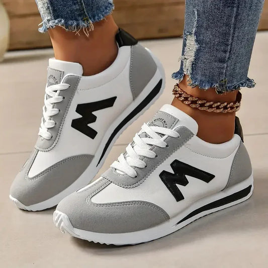 Women Designer Sneakers Round Head Deep Mouth Light Sneakers Versatile Breathable Cross Lace Casual Sneakers Zapatos De Mujer - Prolificstore
