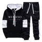 Hot Sales Mens Tracksuit Casual Print Sweatshirts Single Piece Hoodie Pants Sports Jogging Mens Clothing AutumnWinter Sportswear