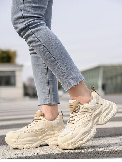 female industrial steel toe safety shoes woman breathable work shoes Lightweight Sneakers fashion spring/summer work sneakers - Prolificstore