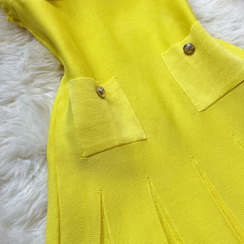 YuooMuoo Chic Fashion 2026 Summer Pleated Short Dress Women O-neck Slim Waist A-line Party Dress Streetwear Lady Outfits Vestido - Prolificstore