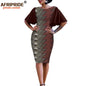 African Bodycon Dresses for Women AFRIPRIDE Bazin Richi Short Butterfly Sleeves Dashiki Wax Women Ankara Print Dress A1925007 - Prolificstore