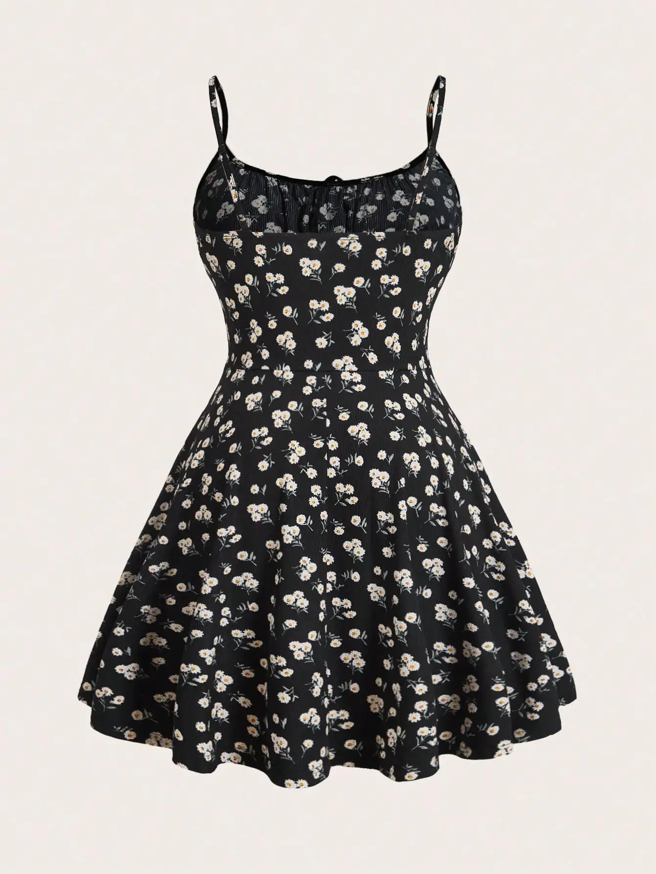 New fashion floral elegant sleeveless thin strap camisole dress - Prolificstore