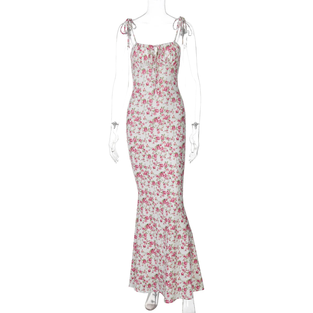 Hugcitar Women Elegant Floral Beach Vacation Bodycon Streetwear Long Dress 2026 Summer Clothes Wholesale Items For Business - Prolificstore
