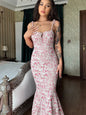 Hugcitar Women Elegant Floral Beach Vacation Bodycon Streetwear Long Dress 2026 Summer Clothes Wholesale Items For Business