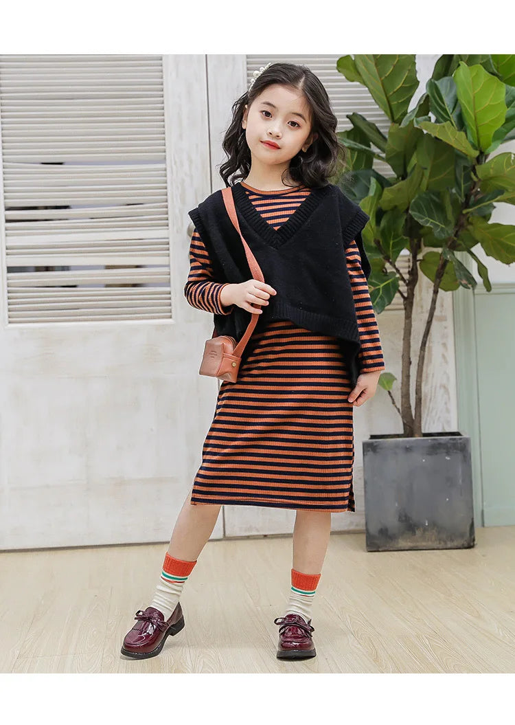 Girls Casual Leather Shoes Kids Flats Tassels with Bow-knot British Style Soft Slip-on Loafers for Wedding Party Bright Skin New - Prolificstore