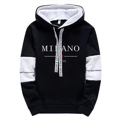Hot Sales Mens Tracksuit Casual Print Sweatshirts Single Piece Hoodie Pants Sports Jogging Mens Clothing AutumnWinter Sportswear
