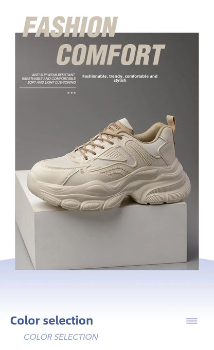 female industrial steel toe safety shoes woman breathable work shoes Lightweight Sneakers fashion spring/summer work sneakers - Prolificstore