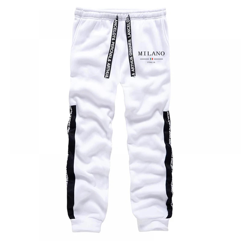 Hot Sales Mens Tracksuit Casual Print Sweatshirts Single Piece Hoodie Pants Sports Jogging Mens Clothing AutumnWinter Sportswear