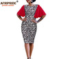 African Bodycon Dresses for Women AFRIPRIDE Bazin Richi Short Butterfly Sleeves Dashiki Wax Women Ankara Print Dress A1925007 - Prolificstore