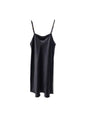SuyaDream Woman Mini Dress 19mm 100%Real Silk Sleeveless Solid Spaghetti Strap Sleep Dresses 2025 Elegant Chic Clothes
