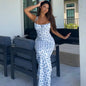 Hugcitar Women Elegant Floral Beach Vacation Bodycon Streetwear Long Dress 2026 Summer Clothes Wholesale Items For Business - Prolificstore