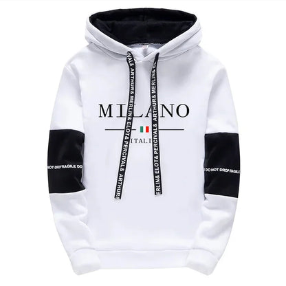 Hot Sales Mens Tracksuit Casual Print Sweatshirts Single Piece Hoodie Pants Sports Jogging Mens Clothing AutumnWinter Sportswear