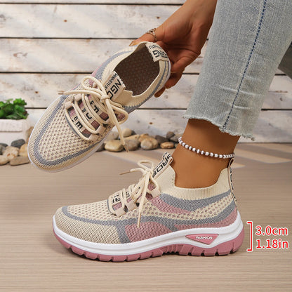 New women's vulcanized shoes, women's casual shoes, lightweight and breathable mesh shoes, free shipping shoes