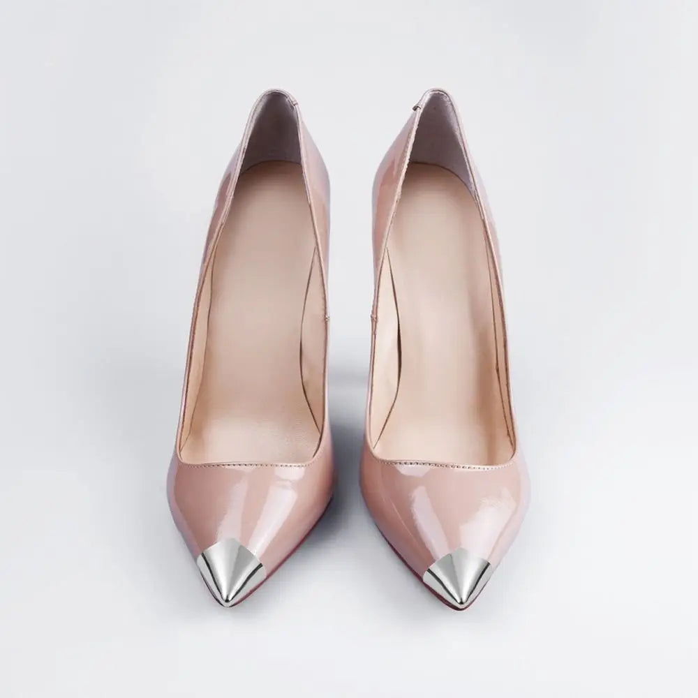 1 Pairs Shoe Repair Accessories Anti Wear Shoe Clips for Ladies Metal High Heels Tip Cap Women Shoe Pointed Protector Elegant