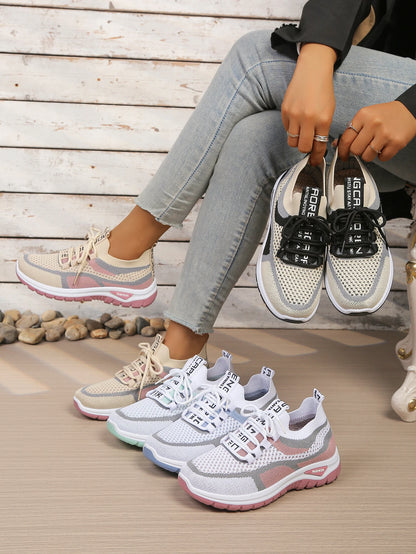 New women's vulcanized shoes, women's casual shoes, lightweight and breathable mesh shoes, free shipping shoes
