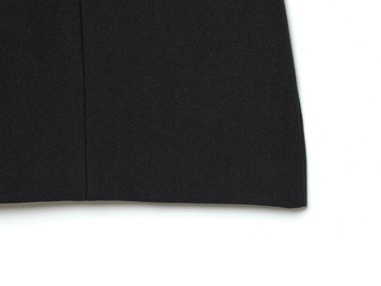 KONDALA Elegant Holiday Chic Women Mini Dress Black O-Neck Zipper Short Puff Sleeve Dress Fashion 2026 Spring Summer Party Dress
